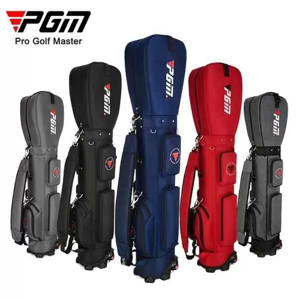 

pgm men's and women's air consignment ball wheeled club golf bag straight