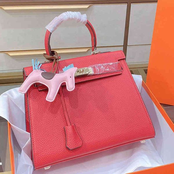 

women handbags handbag genuine 2022 purse clutch leather fashion bag plain h letter large capacity phz