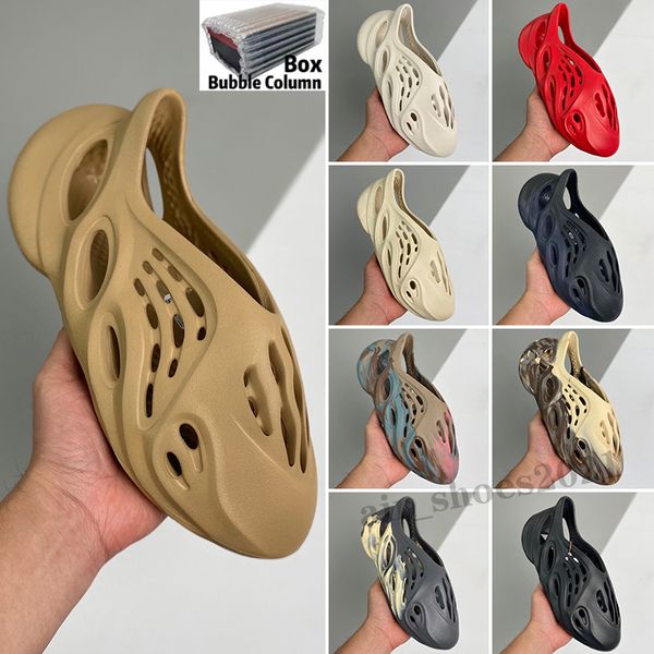 

foam runner sandals slippers shoes mx sand grey vermilion mineral blue mens women slides rnnr mxt moon ararat sport desert ochre, White;red