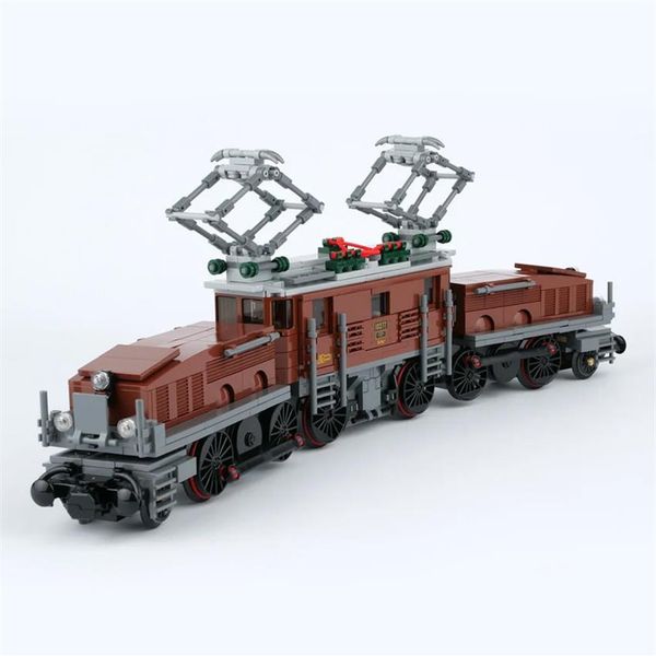 

high tech block series 10277 idea crocodile locomotive train 1271pcs buildi2532