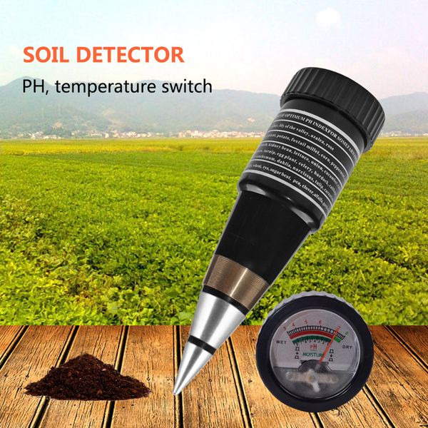Medidor profissional de umidade do solo portátil com medidor de pH KS-05 Digital Solo Ph Faixa de pH 3-8PH Faixa de umidade 1-8 Testadores