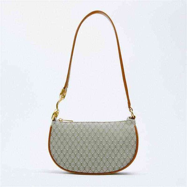 

evening bags underarm moon purses and handbags color matching half baguette fashion shoulder handbag luxury women designer 220513