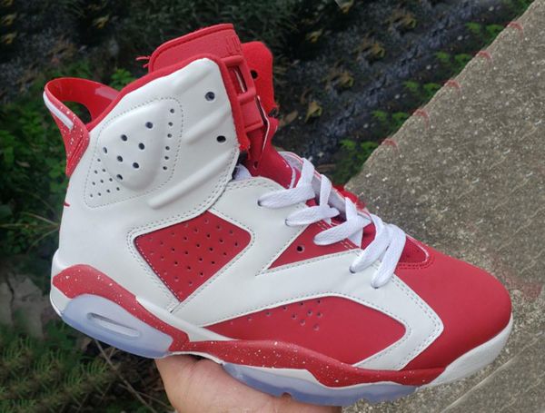 

shoes oreo 6 carmine mens 6s white carmine-black outdoor sports sneakers ct8529-106 with
