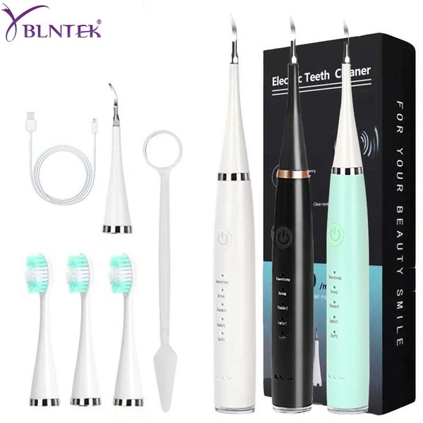 

yblntek electric toothbrush ultrasonic tooth cleaner household dental cleaning teeth whiten portable oral irrigators oral care 220607