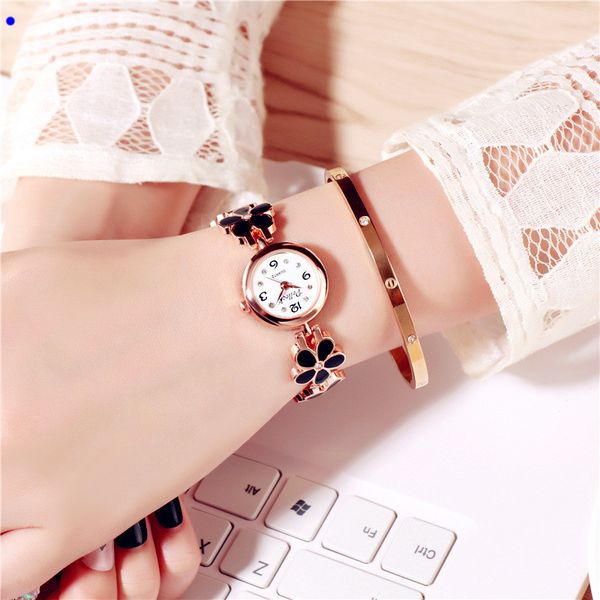 DropShipship Lvpai marca Luxury Crystal Gold Watch Women Fashion Fashion Bracelet Quartz Wristwatch Rhinestone Ladies Fashion Watches