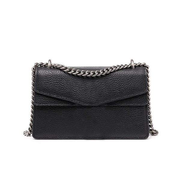 

woman luxury saddle bag designer handbag fashion chain crossbody designers bags genuine leather pochette shoulder evening bag black