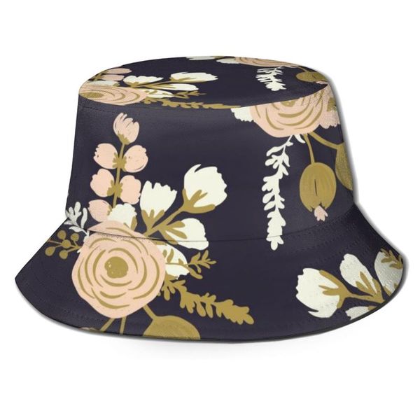 Boinas Cinessd Capéu de balde unissex bob taps hip hop gorros rosa blush Noisette verão panamá boné praia de praia pesca