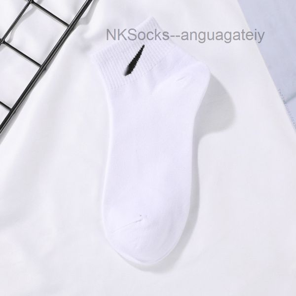 

men's fashion classic socks hook brand designer women's leisure lovers' short tube sportsocks luxury women men breathable ver, Black