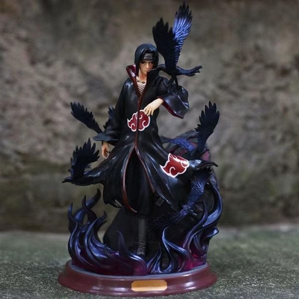 

naruto 26cm gk action figure shippuden uchiha itachi pvc anime model statue collectible toy figma2251