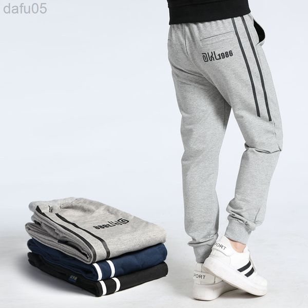 

children pants korean fashion knitted print design kids casual pants for teen boy 6 8 10 12 14 year wear lc152 l220808, Blue