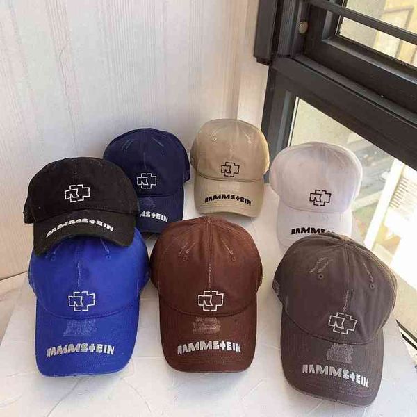 

balencaigass designers hat luxurys baseball hats caps ins paris duck tongue women's german chariot joint letter embroidery super cool w, Blue;gray