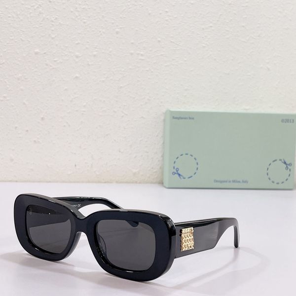 OMRI019 TAGLIA52-21-145 Occhiali da sole di alta qualità da uomo retrò di marca di lusso designer da donna occhiali da sole design di moda bestseller occhiali da pilota UV400 con scatola