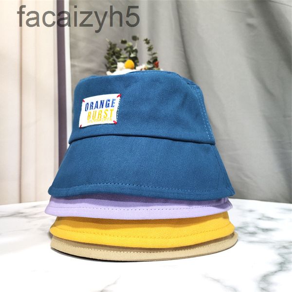 

ball caps designer hat simple english embroidery men's and women's versatile fisherman's hat korean outdoor sunshade basin tr, Blue;gray