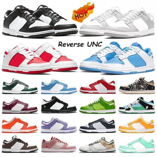 

2022 men women causal shoes black white panda pigeon university blue syracuse kentucky court purple grey fog varsity green men trainers