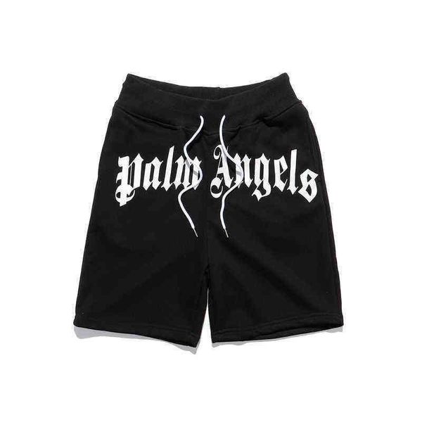 

trendy casual pa1msangels pants classic shorts printed sports letter xinjiang tibet special chain, White;black