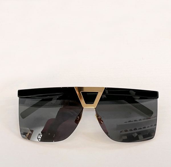 

rectangle oversized wrap sunglasses gold black rimless women men sunnies sun shades gafas de sol uv protection lens with box, White;black