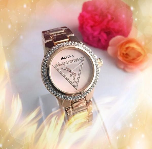 Super Classic Designer Luxury Fashion Crystal Diamonds Watch Watch 34 -мм женщин с полной нержавеющей сталью Quartz Clock Элегантные любовники.