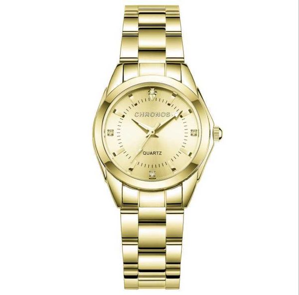 

brand wristwatches chronos original quartz movement cwp thin dial fashionable womens watch crystal diamond stainless steel hardlex luxury, Slivery;brown