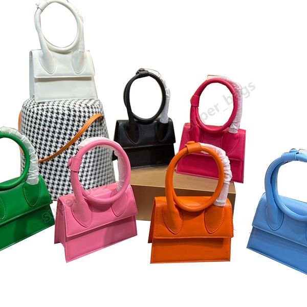 

designer bag le chiquito noeud coiled leather handbag women purse shoulder tote 7 color size 18cm with box