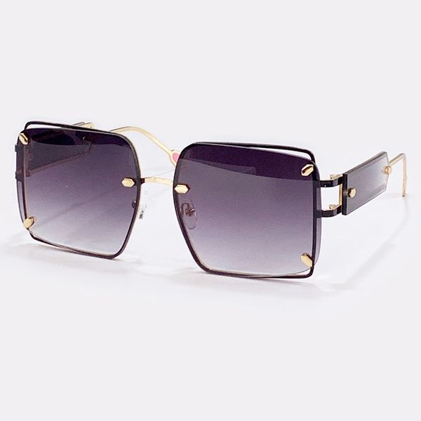 

rectangle alloy full frame sunglasses women vintage 2022 gradient eyewear uv400 protection design fashion trend, White;black