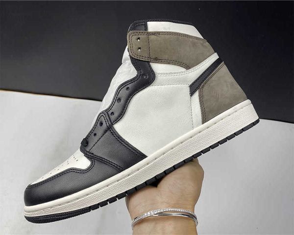 

brand shoes mens 1 high og basketball jumpman 1s dark mocha men women black brown sneakers trainers