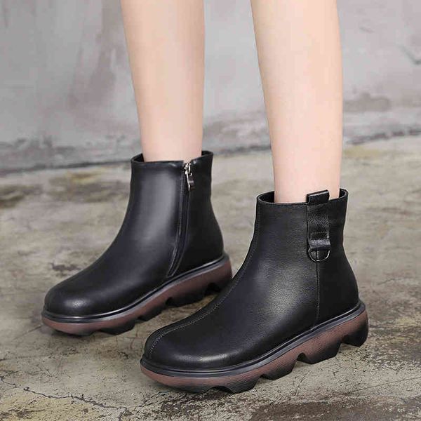 

slippers women's soft leather boots with soles 3uu4, Black