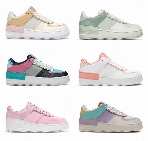 

2022 women platform casuals shoes sneakers shadow pale ivory pastel mystic navy triple white black womens trainer fashion shoe s9il#