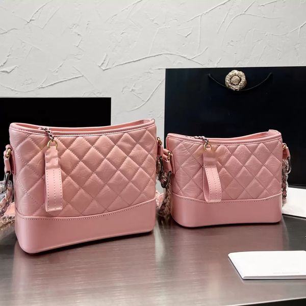 

womens french classic hobo bag luxury calfskin quilted plaid colorblock design gold metal zip double chain shoulder strap crossbody designer