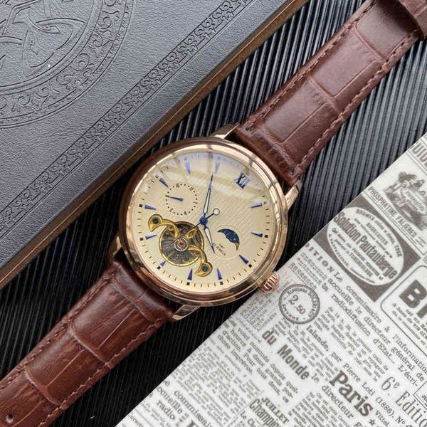 

luxury watches for mens pate philipp good to sell baida mechanical belt men's romewristwatches fashion nautilus, Slivery;brown