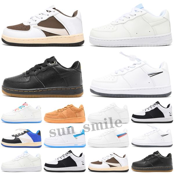 

children low skateboarding sneakers kids shoes youth boy girls forcd trainer white black sports size 26-35