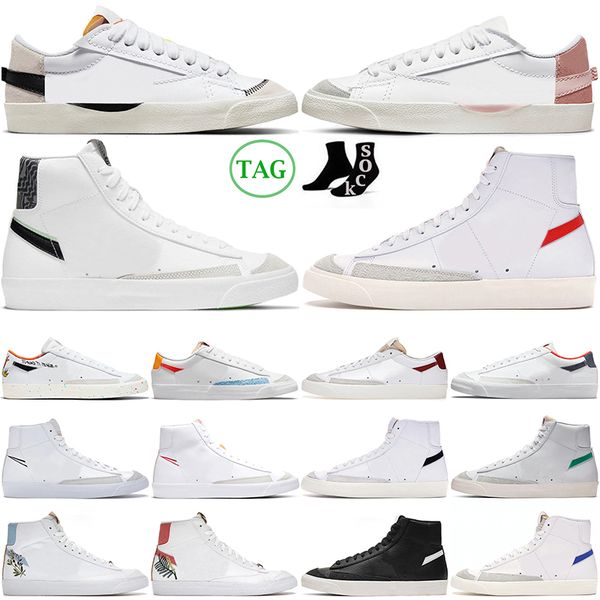 

discount mens trainers blazer mid 77 running shoes vintage ghost black white high city pride jumbo lue green men women outdoor designer snea