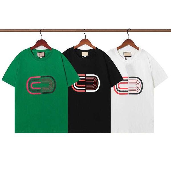 

2022 trendy designer t shirt for men women t-shirts summer letters print tees apparel mens designer cotton clothes high quality, White