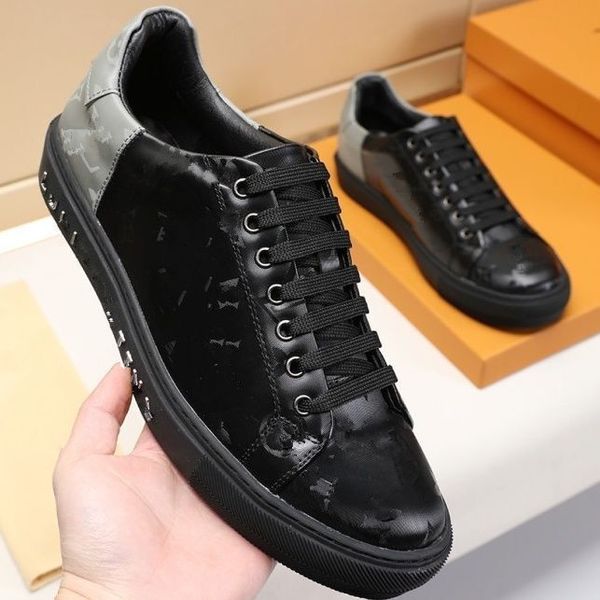 

luxury designer shoes casual sneakers breathable calfskin with floral embellished rubber outsole very nice mkjlff0004, Black