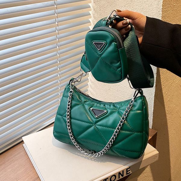 

80%2022 new luxury bags bag lingge embroidered thread single leisure child and mother , minority portable chain bagwomen's fashion bags