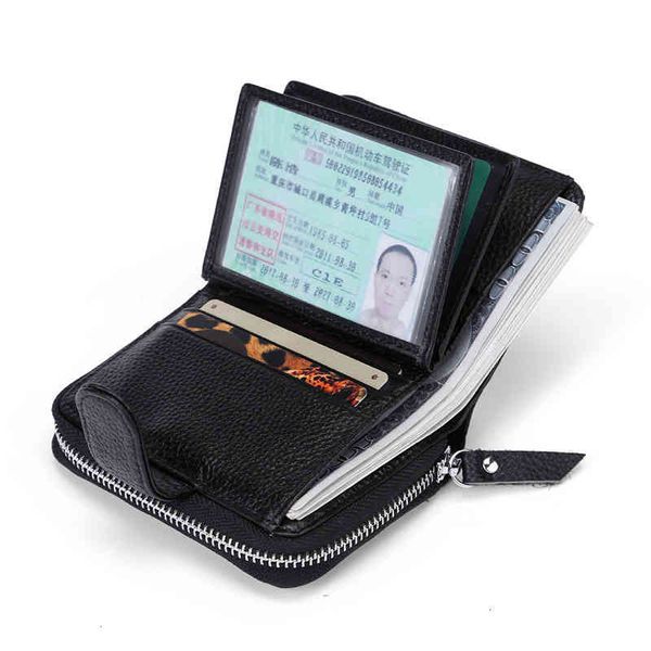 

wallets bags handbags head leather wallet short multi function key bag certificate card cover, Red;black