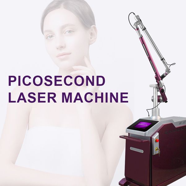 

professional picosecond long pulse nd yag laser hair removal machine, Black