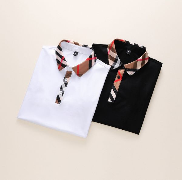 

2022 designer stripe polo shirt t shirts snake polos bee floral mens high street fashion horse polo luxury t-shirt#85666por, White;black