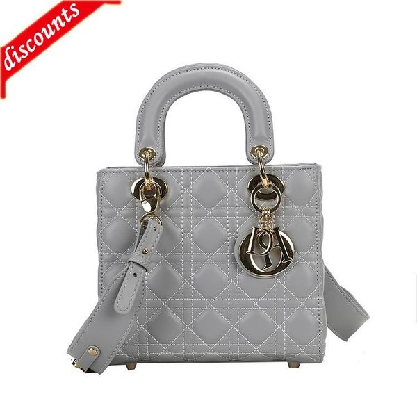 

fashion brand trendy ladies bags direct sale 2022 new versatile lattice embroidered thread high-grade texture portable one shoulder messenge