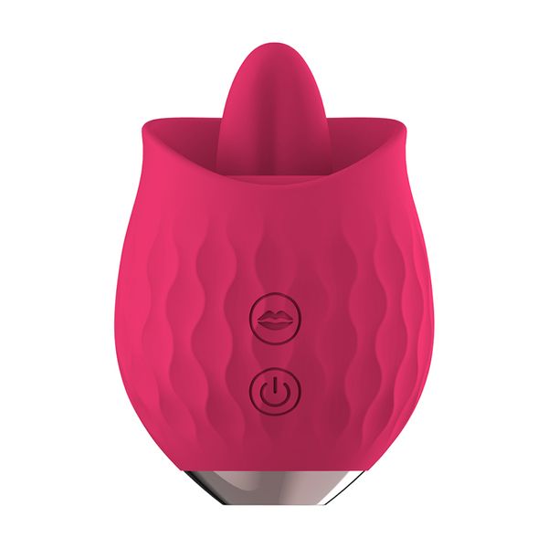 Розовая вибратор 10 частота перорального облизывания клитора стимуляция сексуальных игрушек для женщин