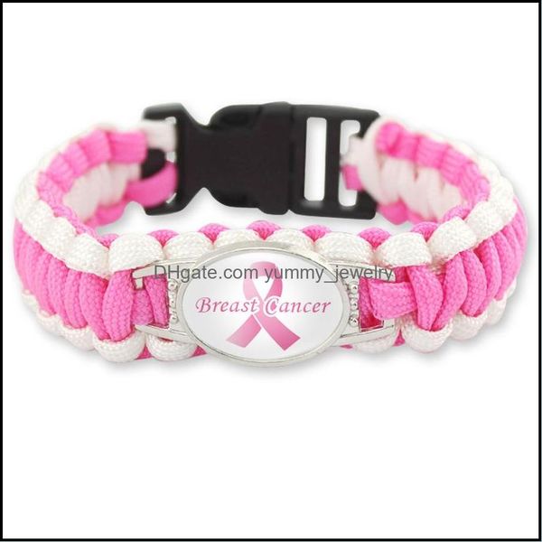 

charm bracelets jewelry new breast cancer fighter awareness women yellow ribbon hope wristbands bangle for men fashion outdoor sports drop d, Golden;silver