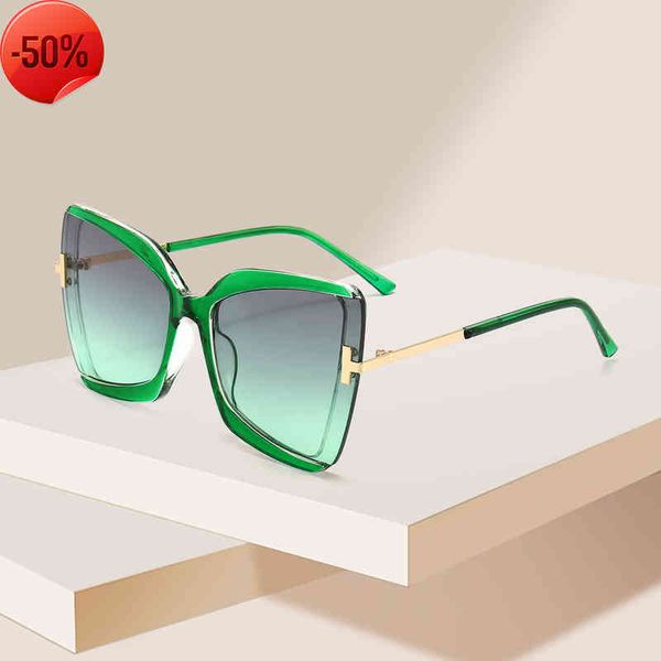 

fanda frame t-shaped decorative sunglasses dazzle color personality men's and women's fashion sunglasses trendythe factory directl, White;black