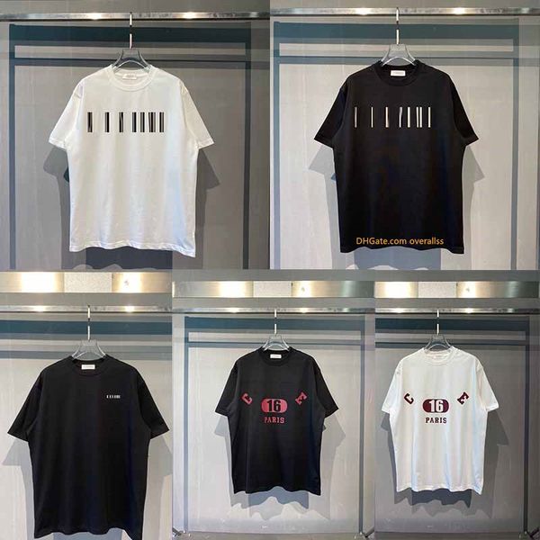 

womens men t shirt fashion tees 2022 t-shirts man women lady shirts female boys girls pullover oversize inverted triangle shirts m-xxl, White;black