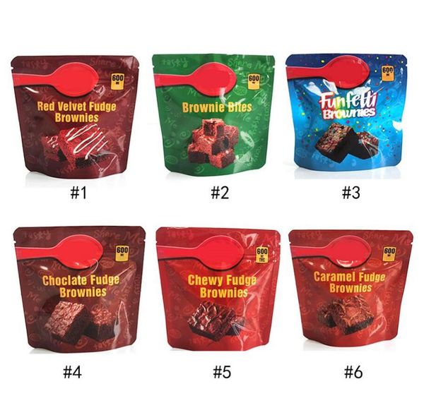 

infused brownies edibles packaging bags 600mg cake empty chewy fudge chocolate caramel red velvet dsg