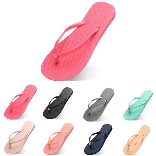 

Women Slippers Fashion Flip Flops Beach Hotel Indoor Slipper Triple Black Pink White Lemon Green Grey Navy Womens Shoes Eighty Two