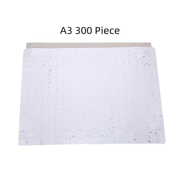 

a3 a4 a5 sublimation puzzle party favor blanks heat transfer paper jigsaw gift diy white puzzles for p printing