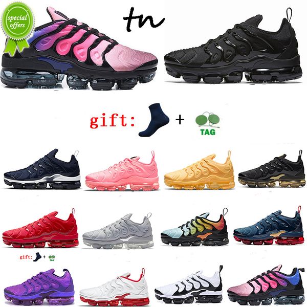 

tn plus running shoes men women black bubblegum yolk cherry cool grey neon olive pure platinum dark blue mens womens sports trainers