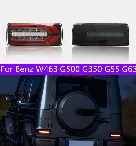Benz W463 G500 LED KAYALI IŞIK G350 G55 G63 Otomatik Parçalar LED Sinyal Arka Lamba Drl Fren ve Ters