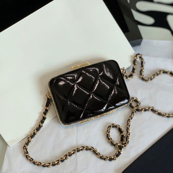 

10a mirror quality diamond lattice 11.5cm designer evening bags sheepskin cross body bags luxuries designers women chain bag for dinner with