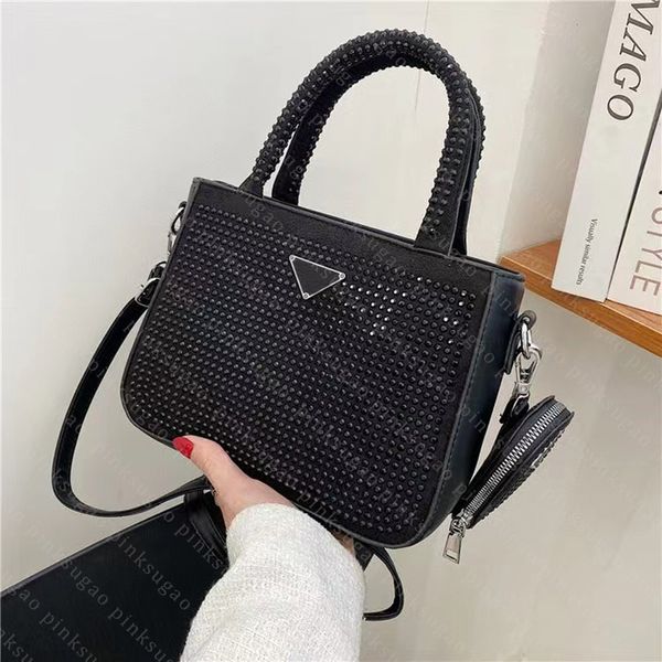 

pink sugao women tote shoulder crossbody bags handbags luxury large capacity fashion with diamond girl purse shopping bag lianjin-0507-38