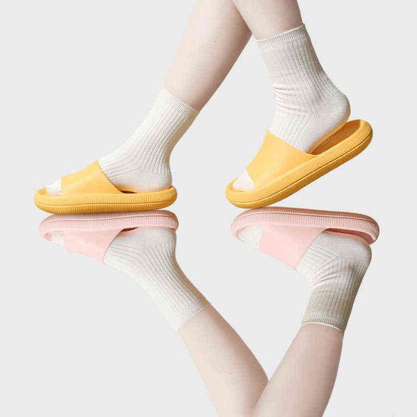 

cool slippers female summer home on shit feeling inside the bedroom home couple a pair of anti-skid bathroom bath cool slippe t220728, Black